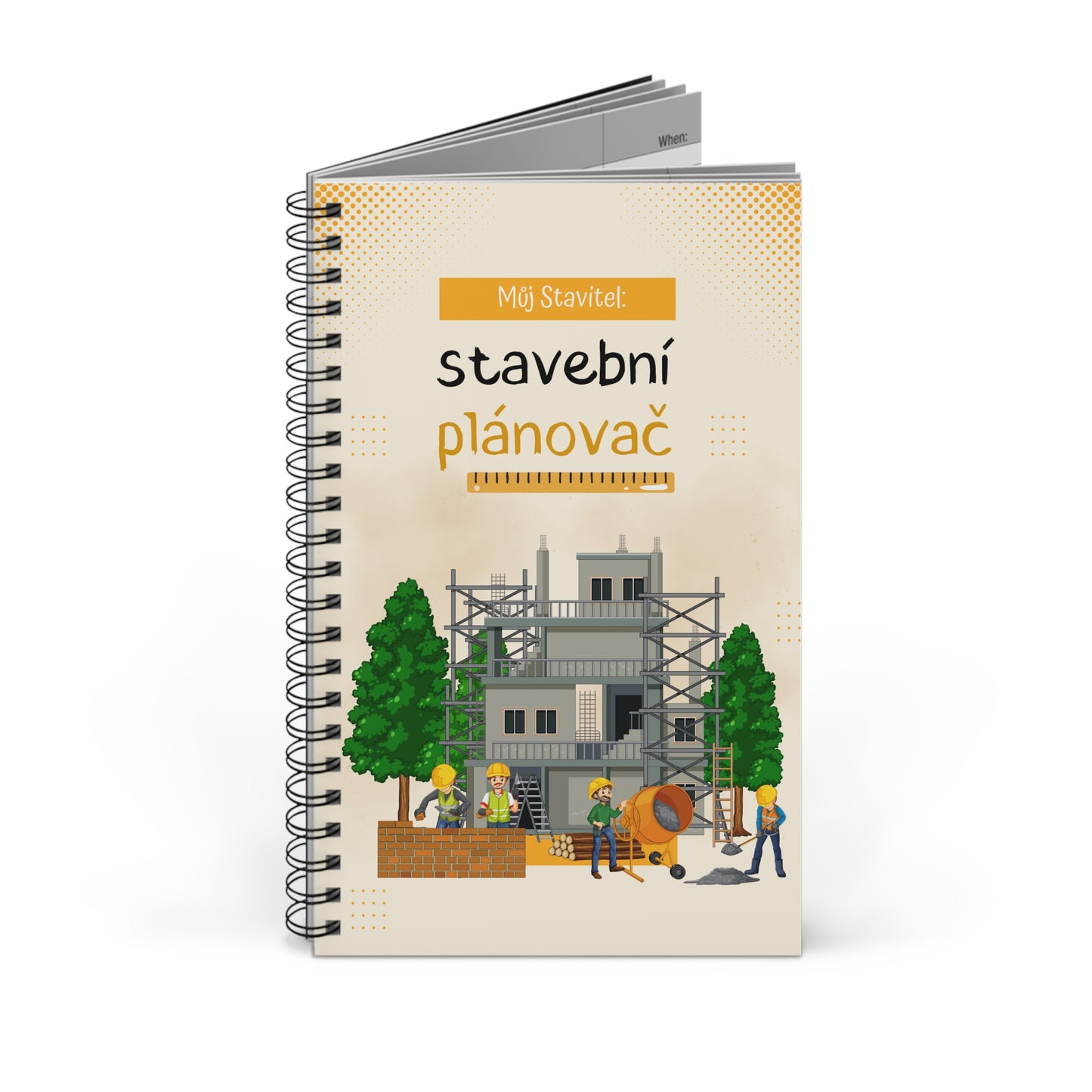 Stavitelův plánovač | Praktický zápisník pro organizaci stavebního projektu