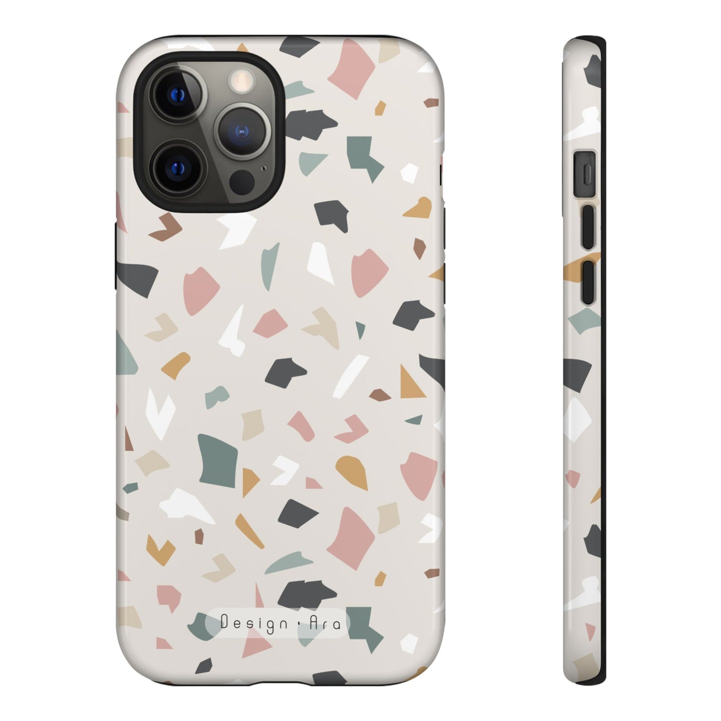 Stylové a trvanlivé pouzdro na telefon s moderním abstraktním designem