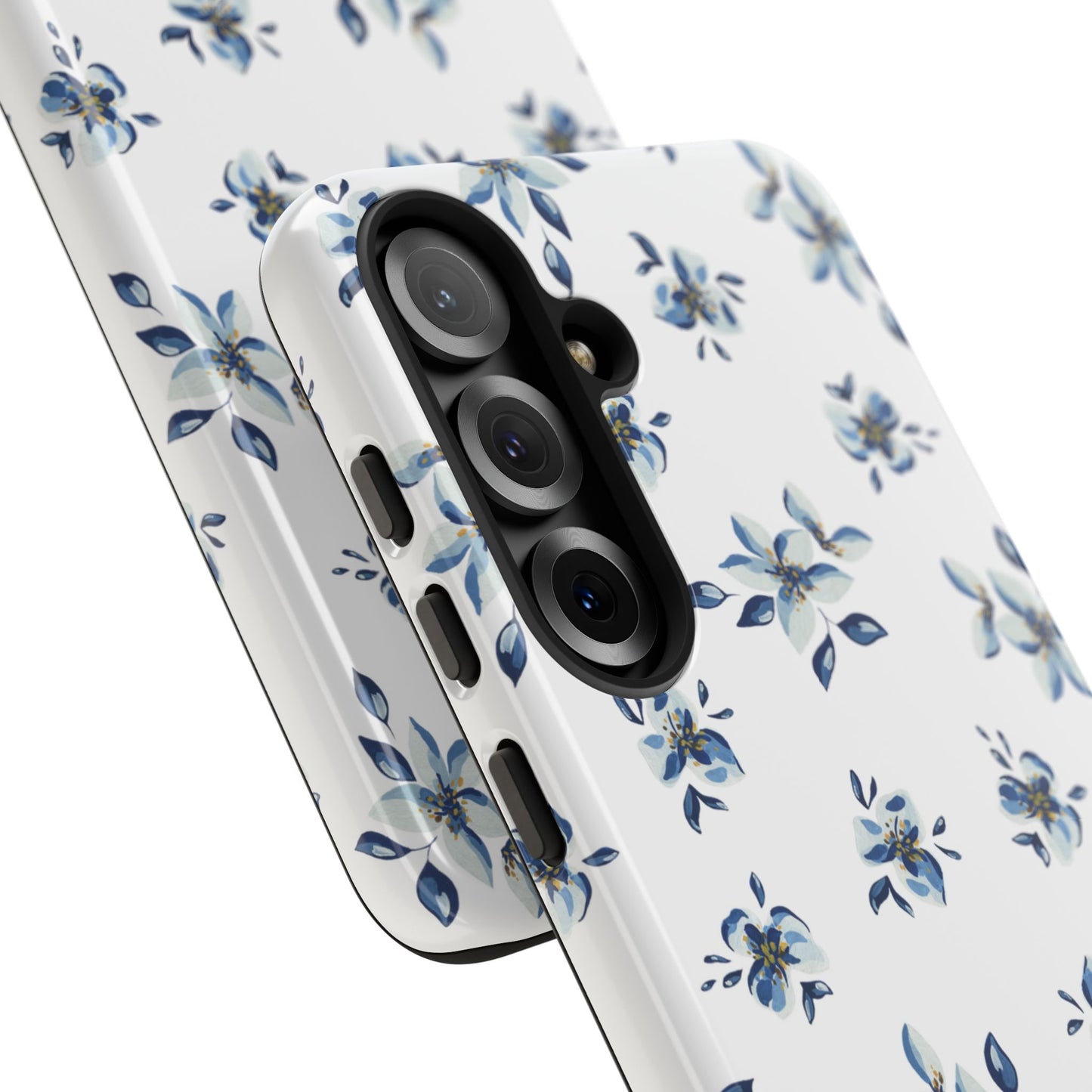 Květinový odolný kryt na telefon – Pevná a stylová ochrana