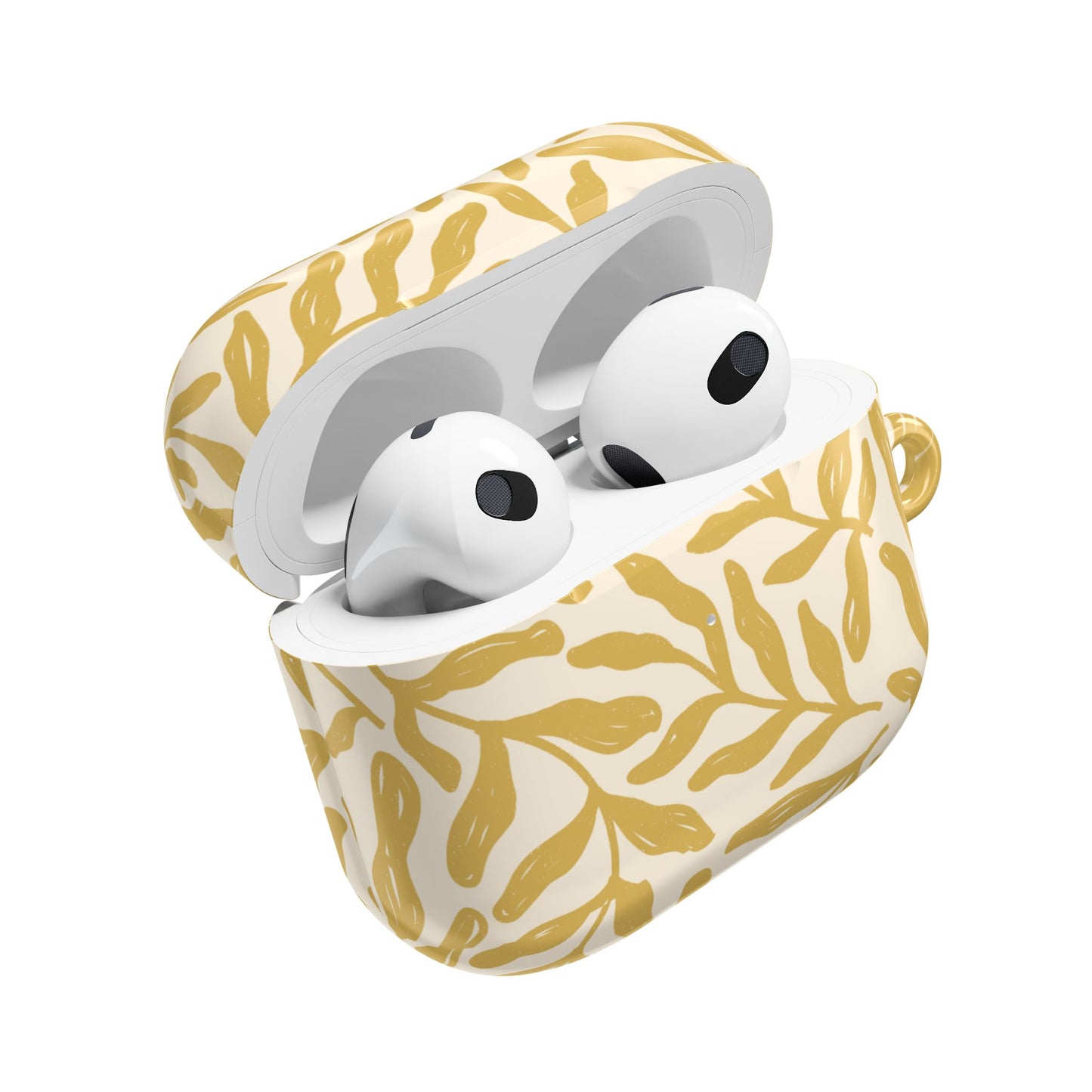 Elegantní květinový kryt na AirPods – stylová ochrana pro sluchátka