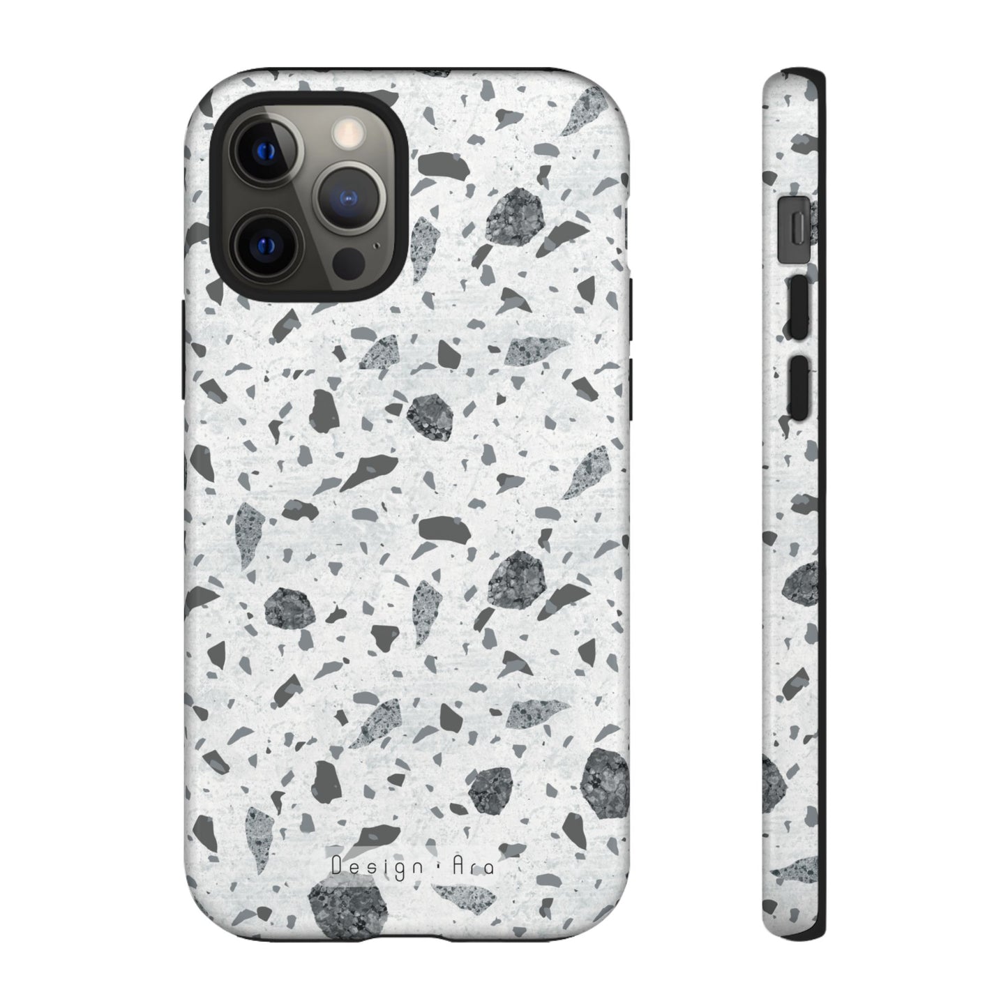 Moderní Terrazzo kryt na telefon – odolný ochranný obal