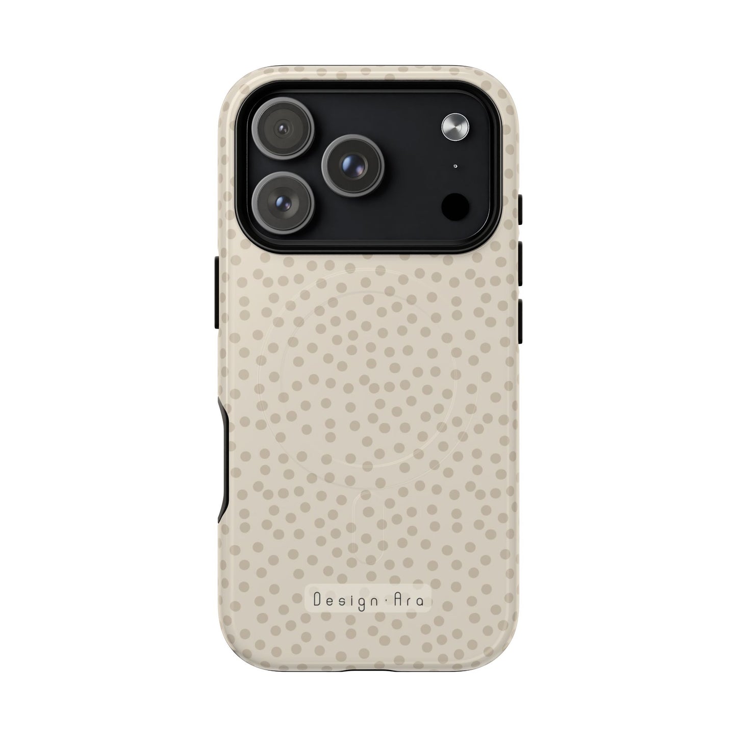 Magnetický kryt na mobil s puntíky | Odolný design, stylová ochrana, originální dárek pro ženy