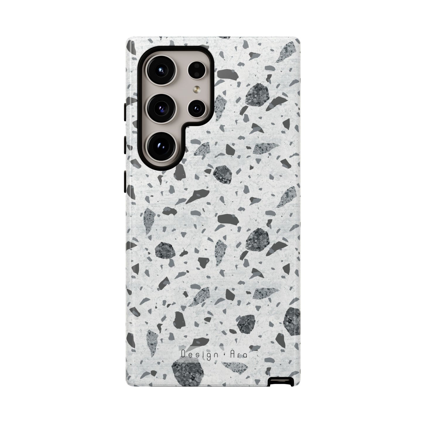 Moderní Terrazzo kryt na telefon – odolný ochranný obal