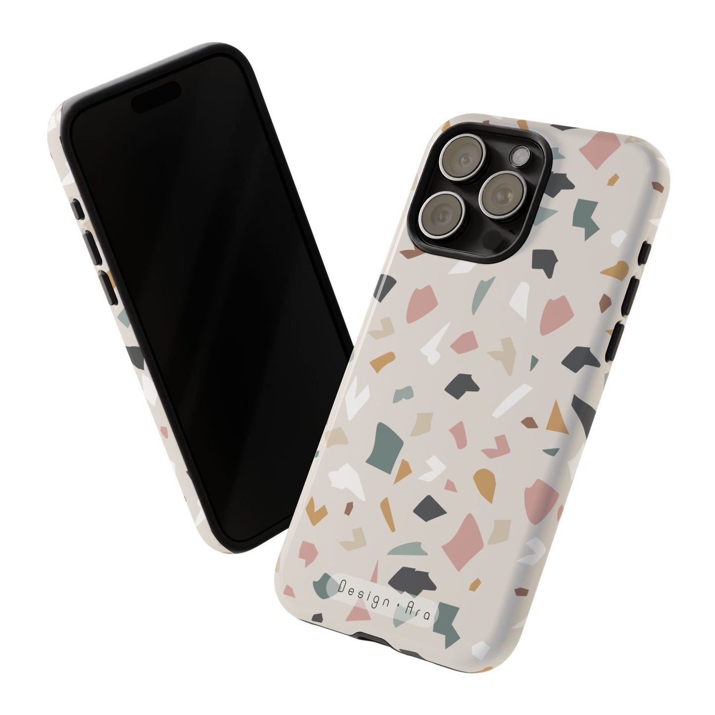 Stylové a trvanlivé pouzdro na telefon s moderním abstraktním designem