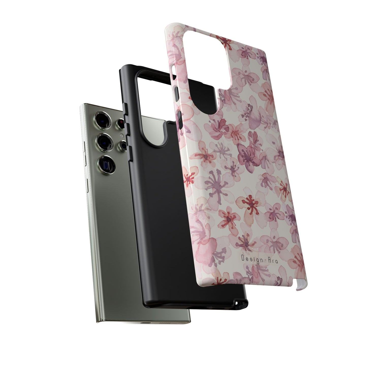 Květinový obal na telefon – Odolný kryt s elegantním motivem