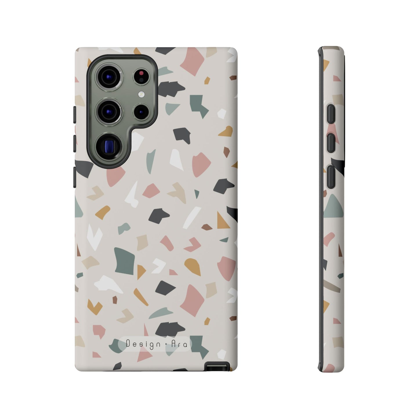 Stylové a trvanlivé pouzdro na telefon s moderním abstraktním designem