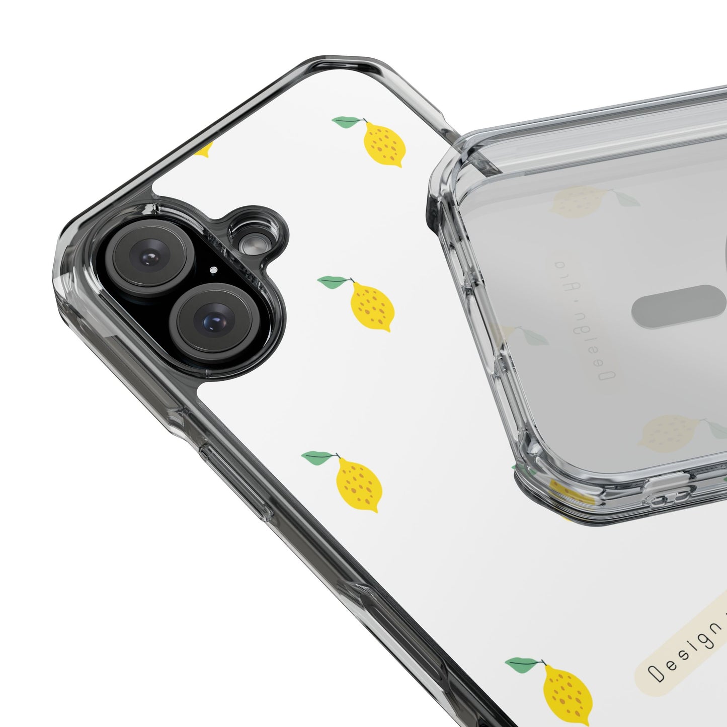 MagSafe Citrónový vzorovaný kryt na telefon – odolná a stylová ochrana