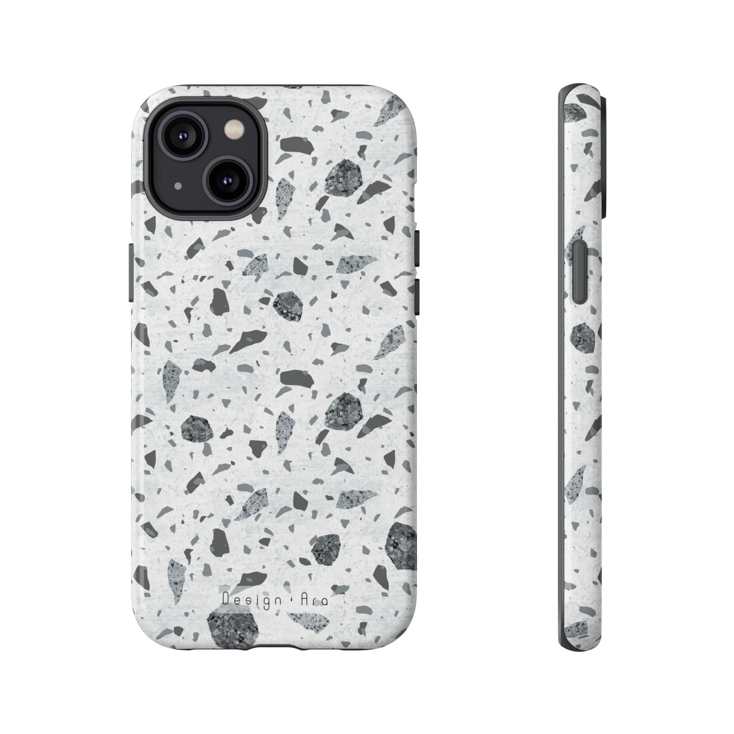 Moderní Terrazzo kryt na telefon – odolný ochranný obal