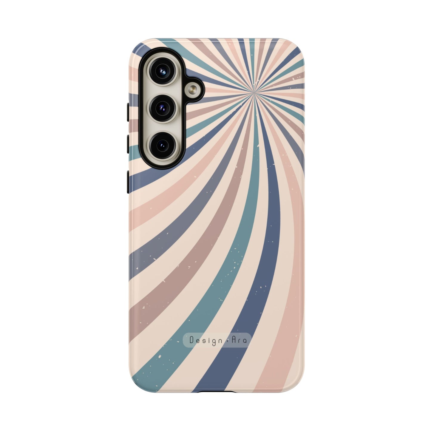 Retro Spiral obal na telefon – odolný a stylový