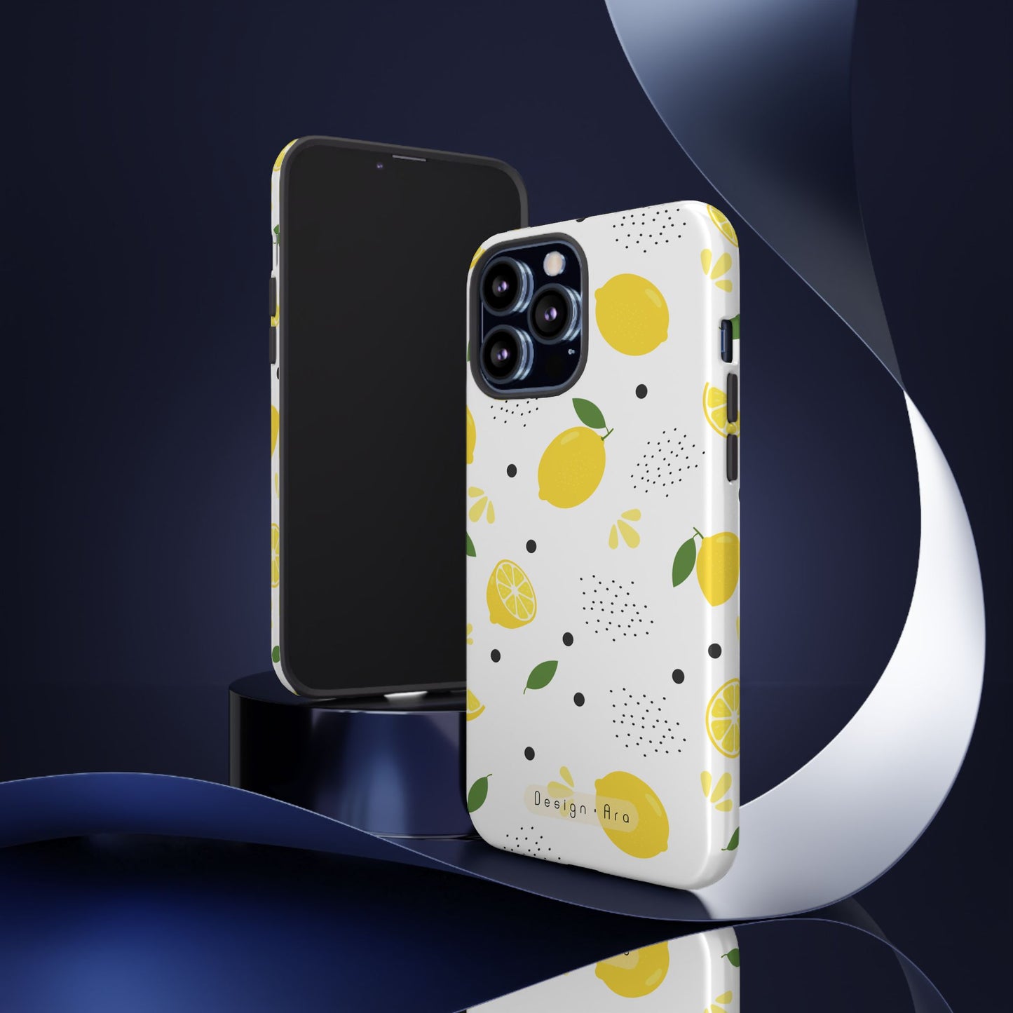 Kryt na telefon s citronovým vzorem – Odolný a stylový