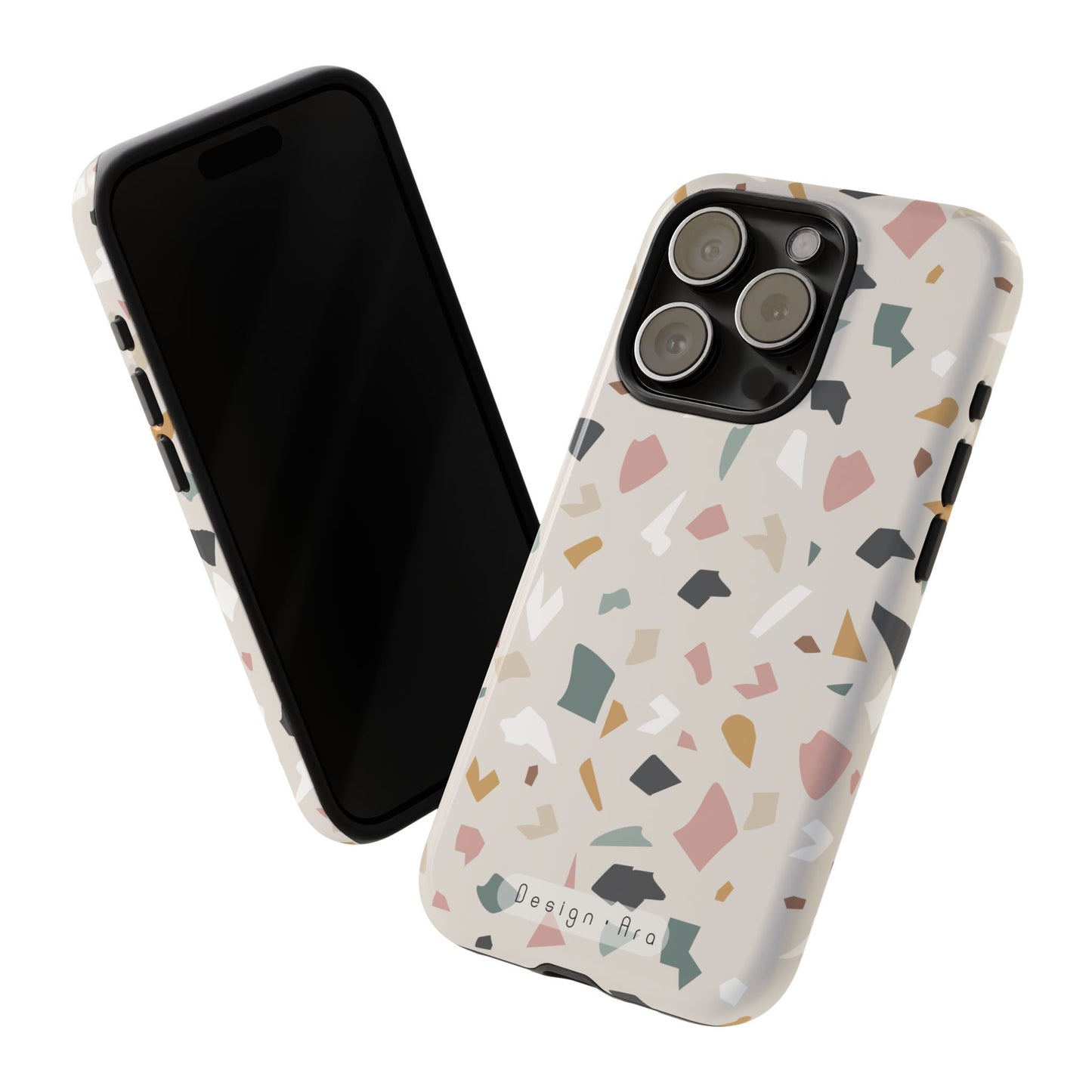 Stylové a trvanlivé pouzdro na telefon s moderním abstraktním designem