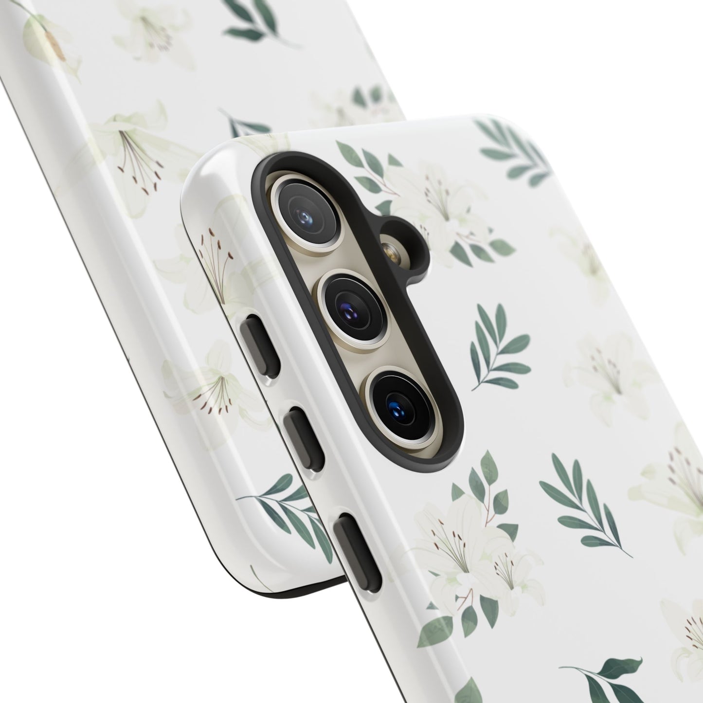 Odolný květinový kryt na telefon – Pevná ochrana s elegantním designem