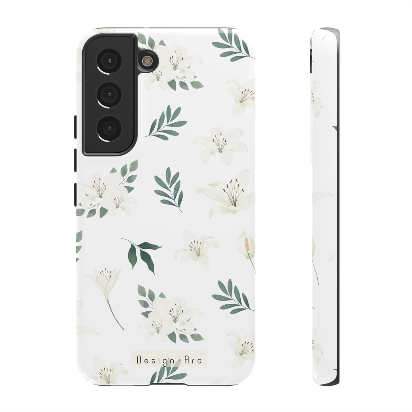 Odolný květinový kryt na telefon – Pevná ochrana s elegantním designem