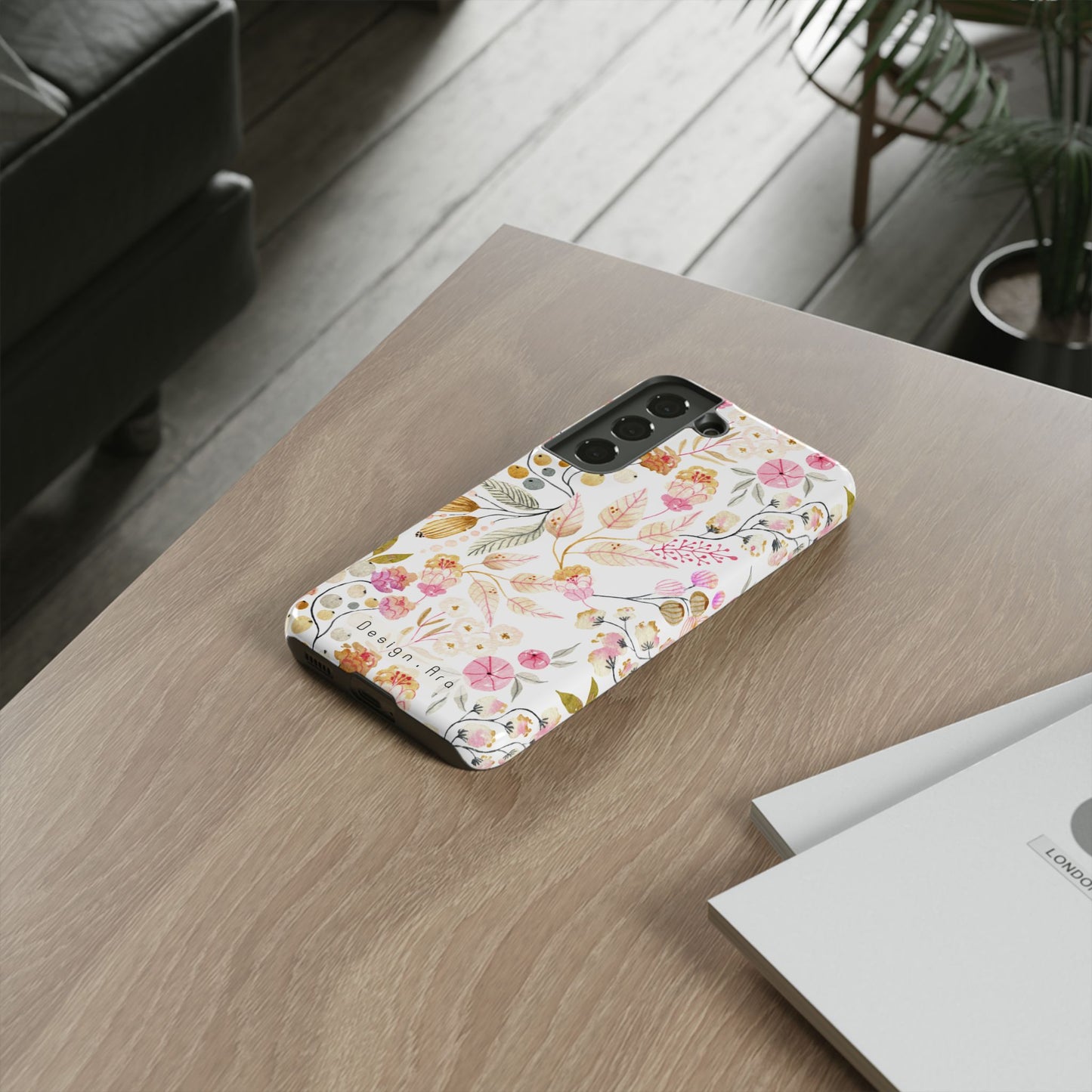 Odolný telefonní kryt s květinovým vzorem – Pevná a stylová ochrana