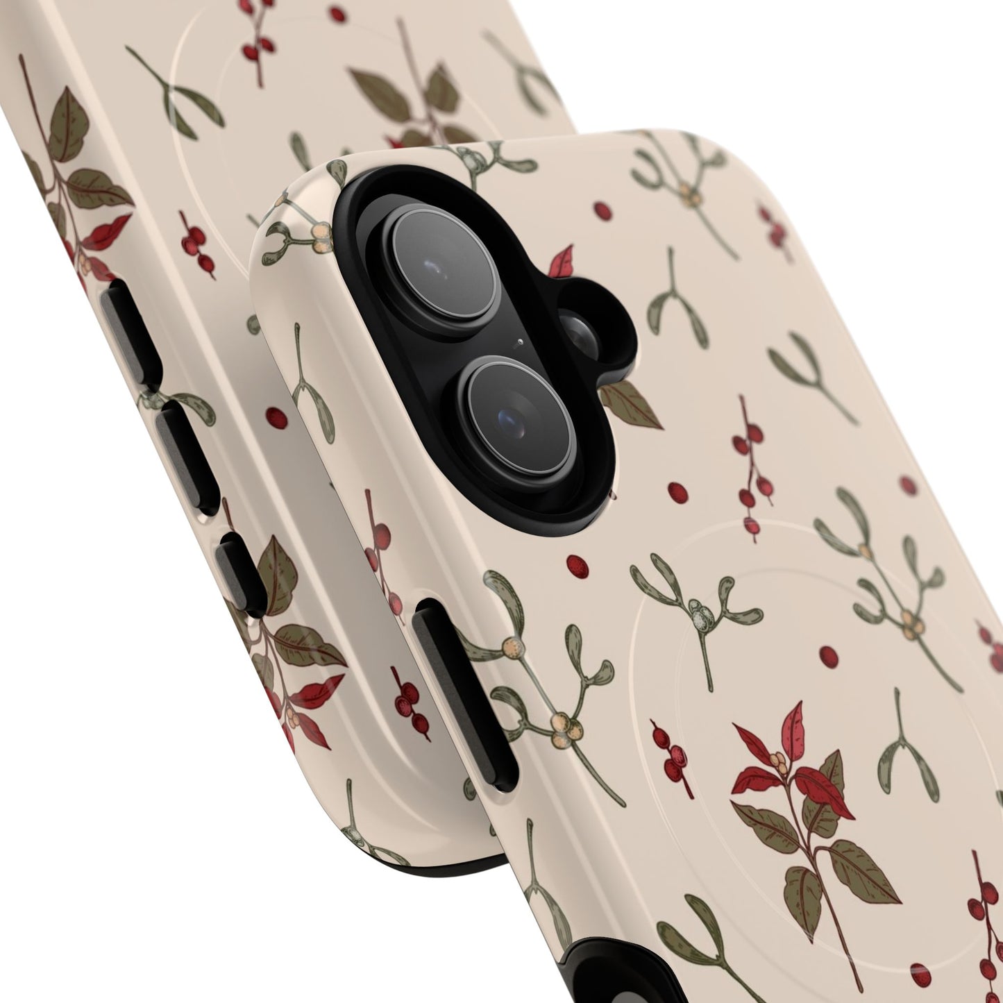 Odolný magnetický kryt na mobil – stylový doplněk, ochrana telefonu, originální dárek pro ni, zimní design