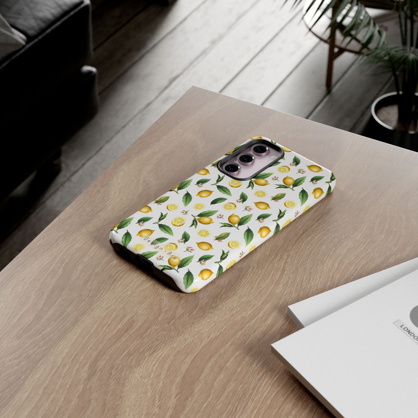 Pouzdro na telefon "Lemon Blossom" – Odolné, stylové a ochranné