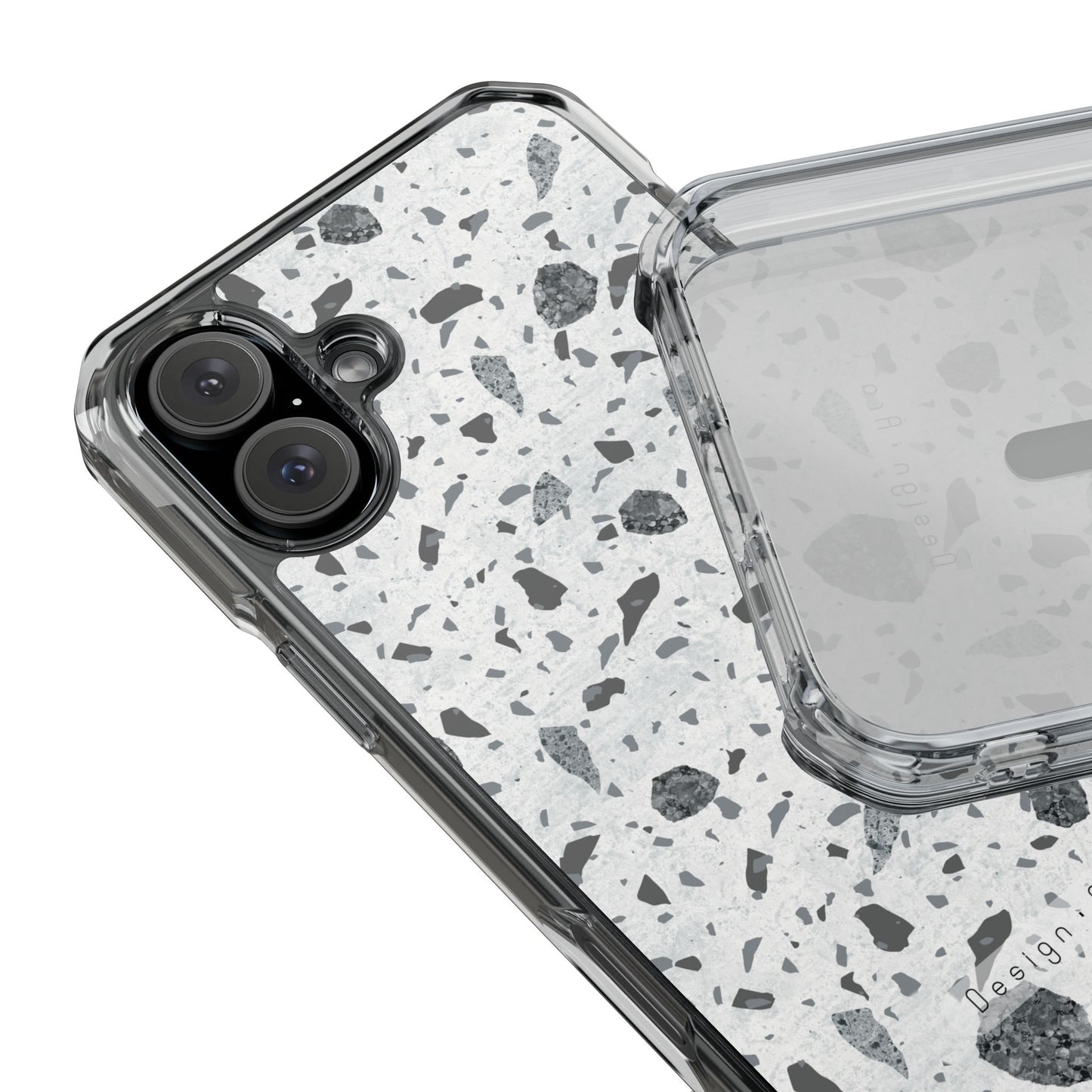 Moderní terrazzo kryt na telefon – odolný ochranný obal