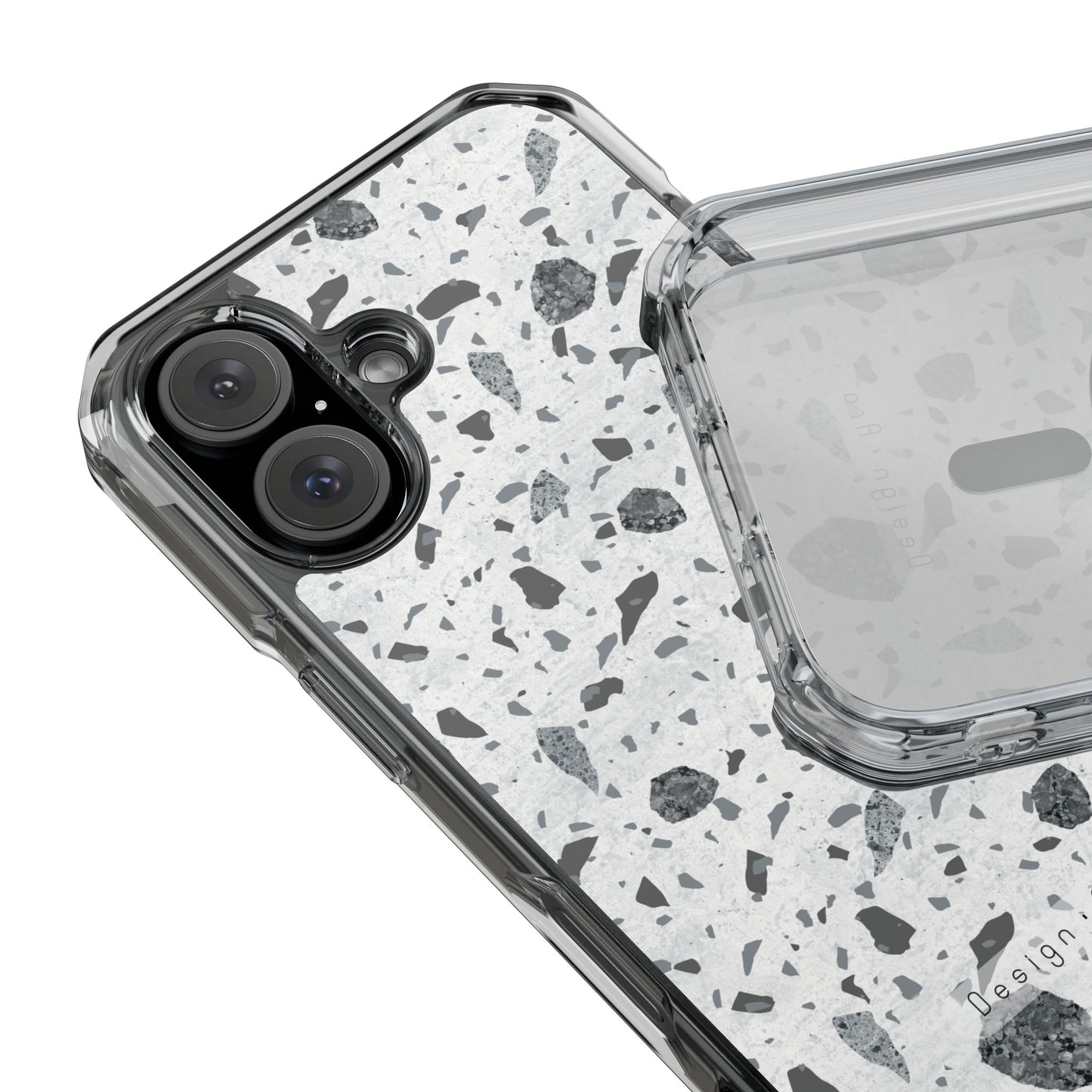 Moderní terrazzo kryt na telefon – odolný ochranný obal