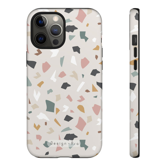 Stylové a trvanlivé pouzdro na telefon s moderním abstraktním designem