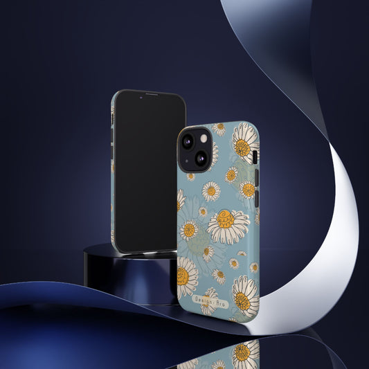 Květinový iPhone obal – Odolné pouzdro s motivem sedmikrásek