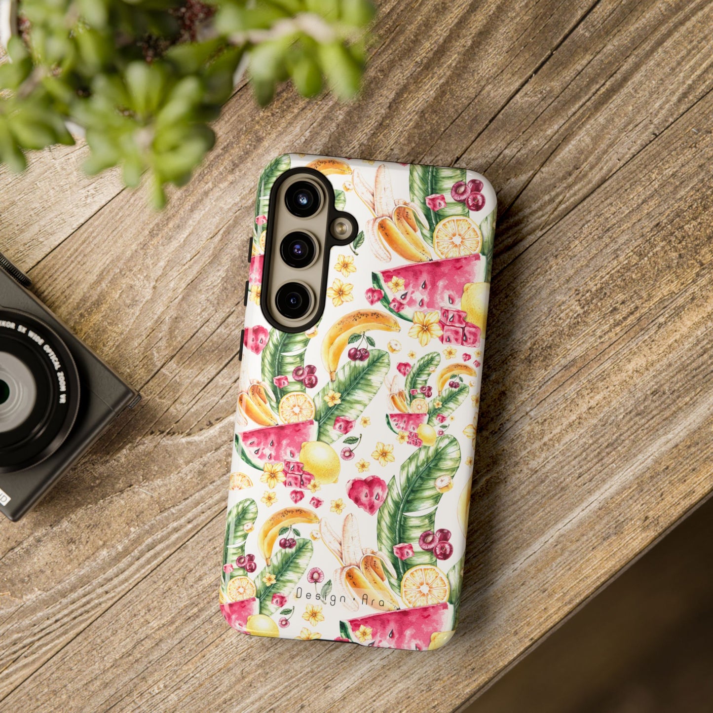 Tropický ovocný kryt na telefon – odolná a stylová ochrana