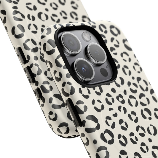 Magnetický MagSafe kryt na mobil s leopardím vzorem | Stylová ochrana, trendy zvířecí design