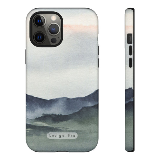 Odolný přírodní obal na iPhone – design horské krajiny