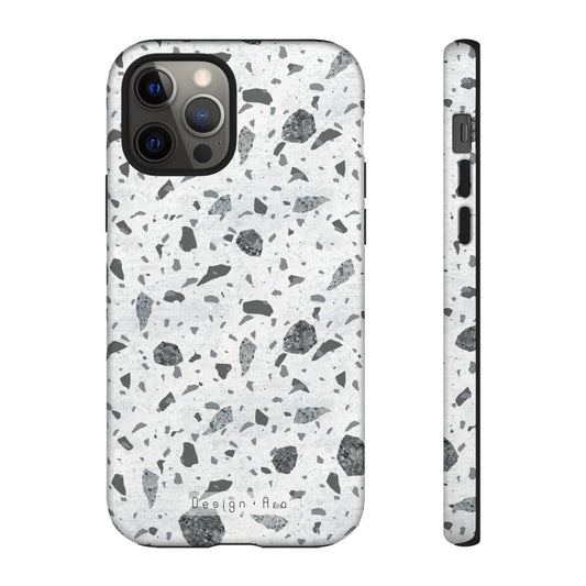 Moderní Terrazzo kryt na telefon – odolný ochranný obal