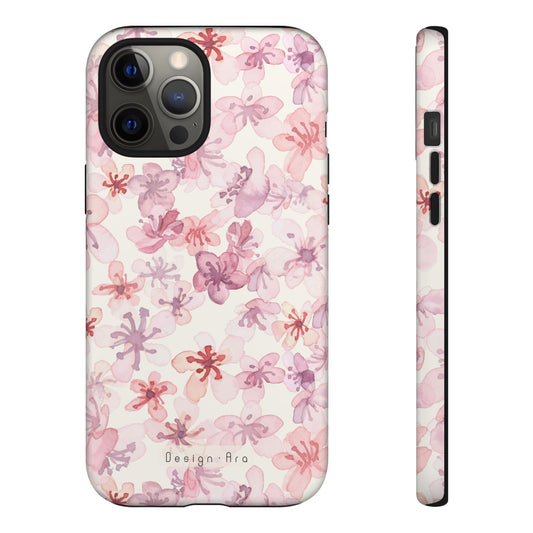 Květinový obal na telefon – Odolný kryt s elegantním motivem