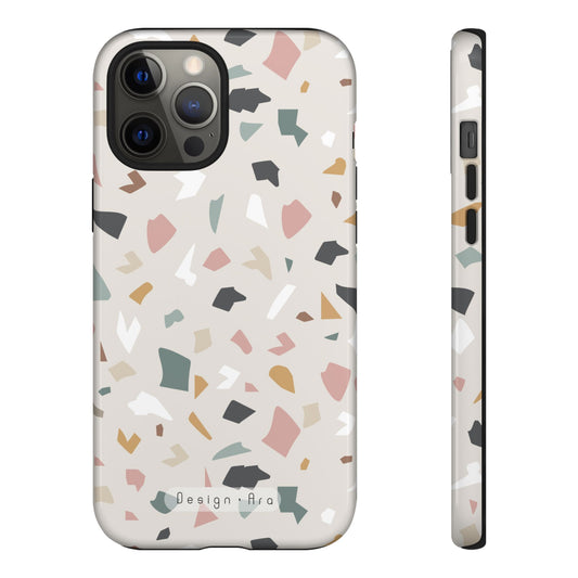 Stylové a trvanlivé pouzdro na telefon s moderním abstraktním designem