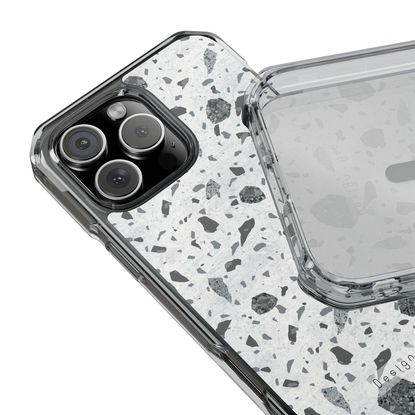 Moderní terrazzo kryt na telefon – odolný ochranný obal