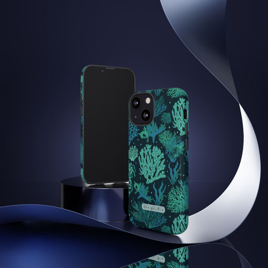 Pevný kryt na telefon s motivem korálového útesu – inspirováno oceánem