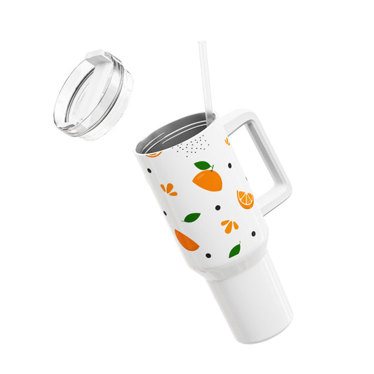 Citrusový Splash tumbler – 1,2l termo nádoba pro letní osvěžení