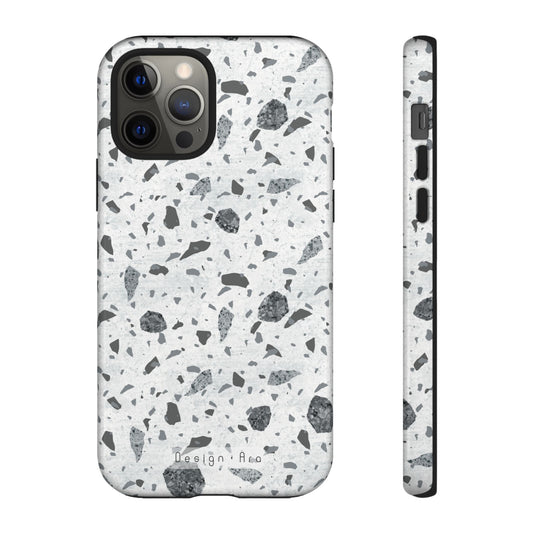 Moderní Terrazzo kryt na telefon – odolný ochranný obal