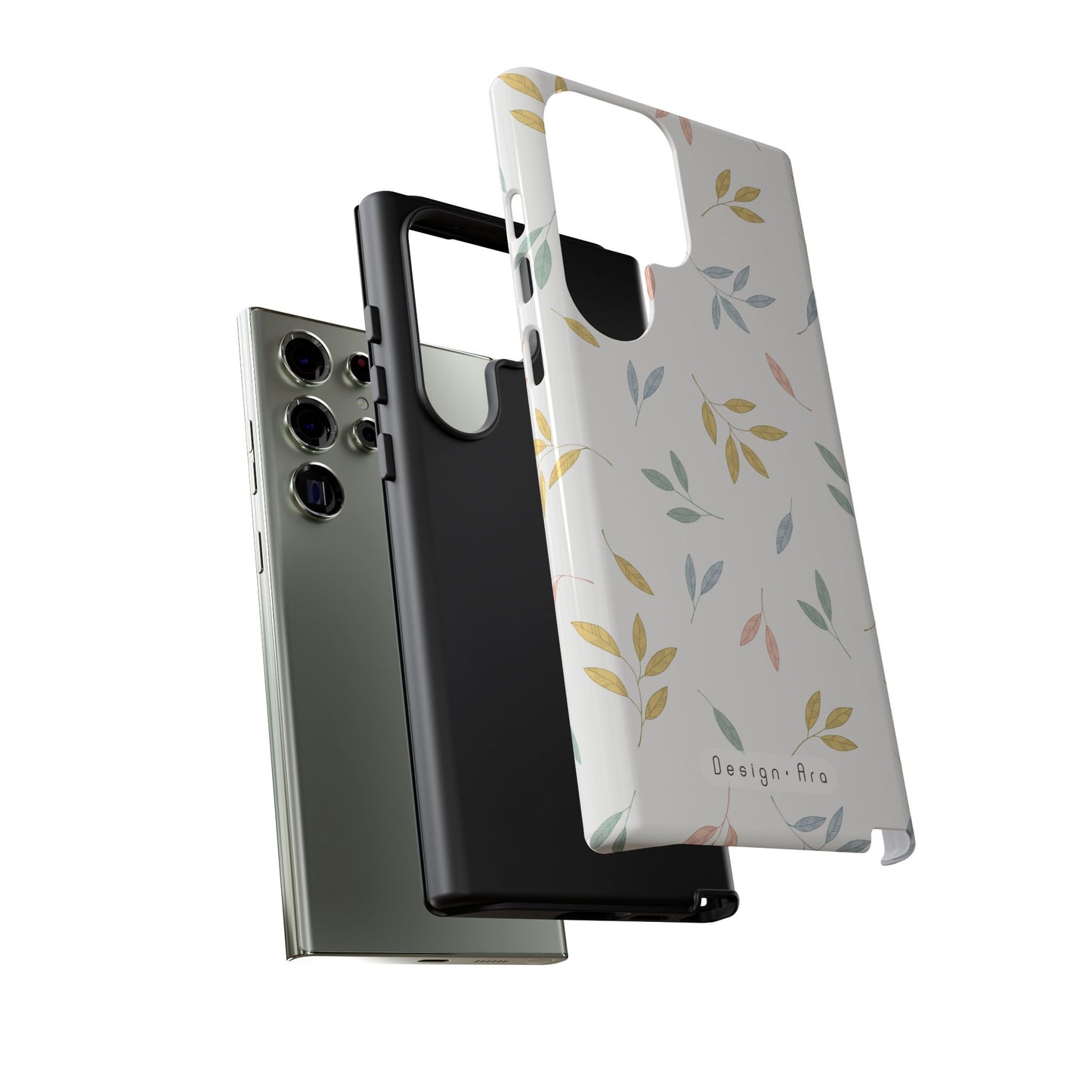 Kryt na telefon – elegantní listový design