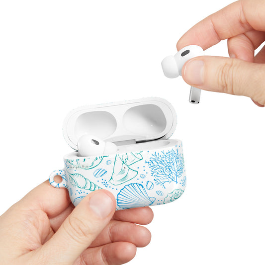 AirPods pouzdro s motivem mořských mušlí – oceánský styl pro milovníky pláže