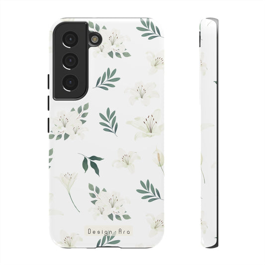 Odolný květinový kryt na telefon – Pevná ochrana s elegantním designem