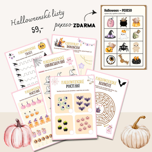 Halloweenské listy (10+ obálka, PDF ke stažení)