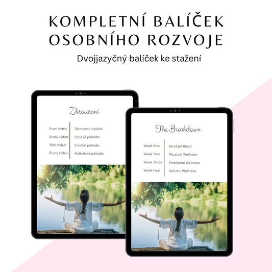 Kompletní balíček osobního rozvoje CZ+EN (Dvojjazyčný produkt)🌟
