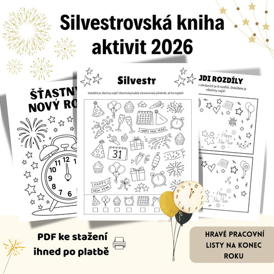 Silvestrovská kniha aktivit 2026