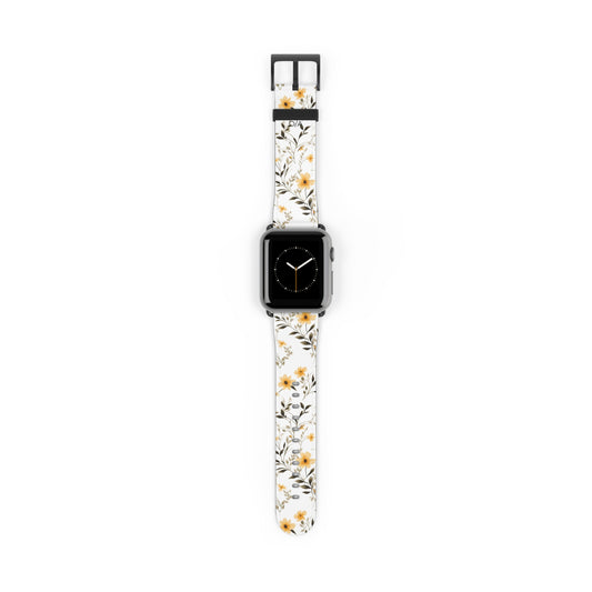 Floral Pattern Watch Band – Stylový pásek pro každodenní eleganci